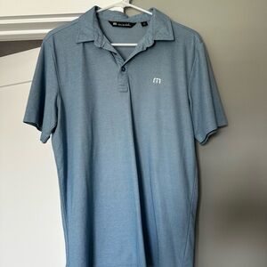 Travis Mathew Light Blue Performance Polo